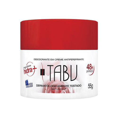 Imagem do produto Desodorante - Tabu Tradicional Creme Com 55 Gramas