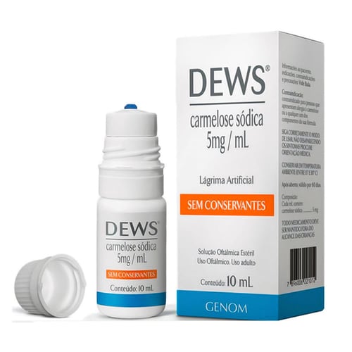 Dews 5mg/ml Solução Oftálmica 10ml