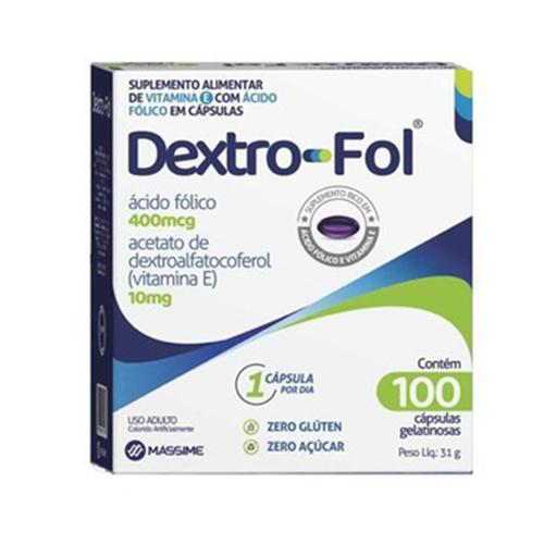 Dextrofol Com 100 Cápsulas Gelatinosas