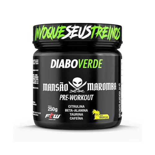 Diabo Verde Preworkout Mansao Maromba Ftw Tropical 250G