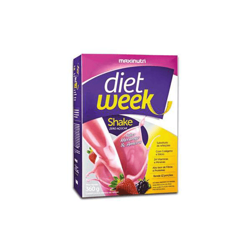 Diet Week Shake Morango E Amora 360G