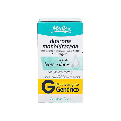 DIPIRONA GOTAS 500MG COM 10ML