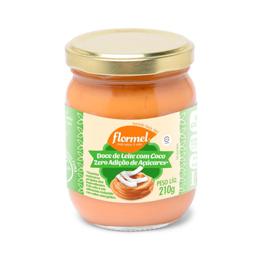 Imagem do produto Doce De Leite Com Coco Flormel Zero Açúcar 210G