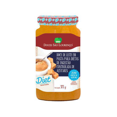 Imagem do produto Doce De Leite Puro Diet São Lourenço Em Pasta 375G