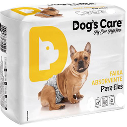 Dog's Care Fralda Higiênica Absorvente Para Eles Pacote Com 12 Unidades G