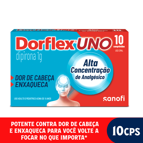 Imagem do produto Dorflex Uno 1G 10 Comprimidos