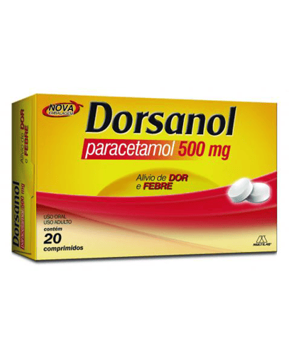 Imagem do produto Dorsanol 500Mg Com 20 Comprimidos Revestidos