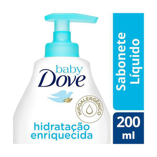 Dove Baby Sabonete Liquido Hidratacao Enriquecida 200Ml