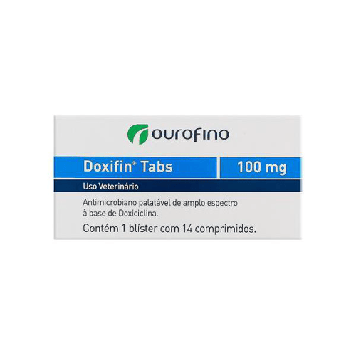 Doxifin 100Mg Uso Veterinário Com 14 Comprimidos