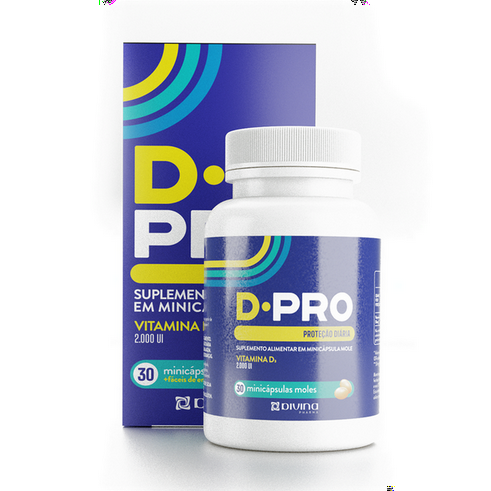 Dpro Vitamina D3 2000Ui Com 30 Cápsulas