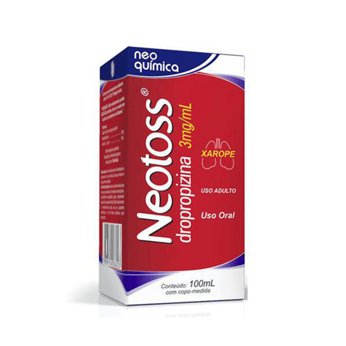 Imagem do produto Dropropizina Neotoss Xarope Adulto Com 100 Ml