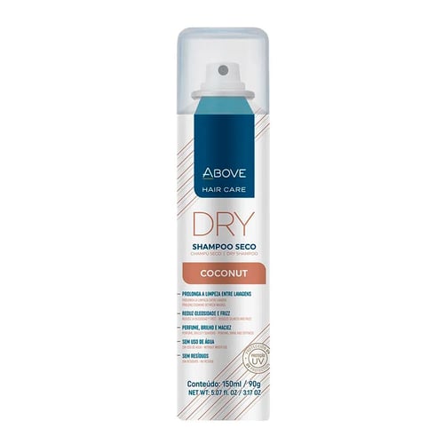 Dry Shampoo Seco Coconut Above Com 150Ml