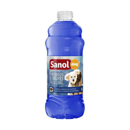 Eliminador De Odores Tradicional Azul Sanol 2 Litros