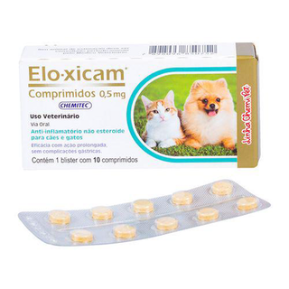 Eloxicam 0,5Mg Chemitec C/ 10 Comprimidos