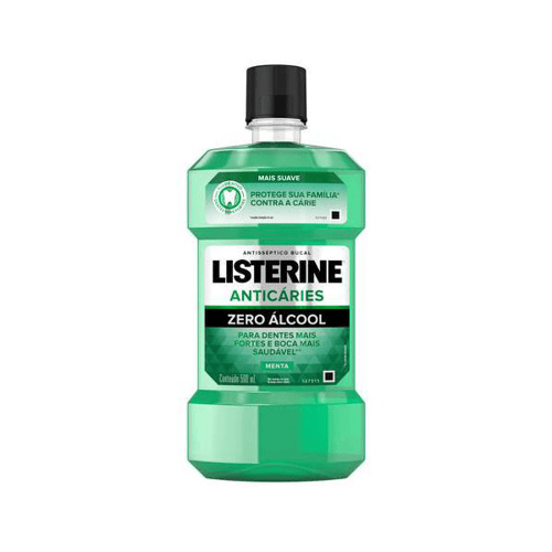 Imagem do produto Enxaguante Bucal - Listerine Anticáries Zero Álcool 500Ml