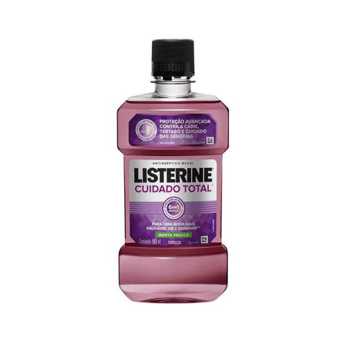 Imagem do produto Enxaguante Bucal Listerine Cuidado Total 500Ml Antisséptico Bucal Listerine Cuidado Total 500Ml - Cuidado Total 500Ml