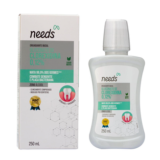 Imagem do produto Enxaguante Bucal Needs Gluconato De Clorexidina 0,12% Menta Zero Álcool 250Ml 250Ml