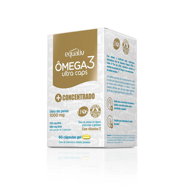 Imagem do produto Equaliv - Ômega 3 Ultra Caps Óleo De Peixe 1100Mg - 60 Cápsulas