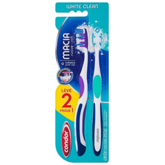 Imagem do produto Escova Dental Condor White Clean Macia Leve 2 Pague 1