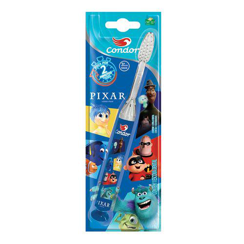 Imagem do produto Escova Dental Infantil Condor Pixar Com Luz De Led 1 Unidade