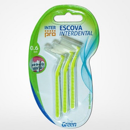 Imagem do produto Escova Interdental Green Inter Pro 0.6Mm 6Un