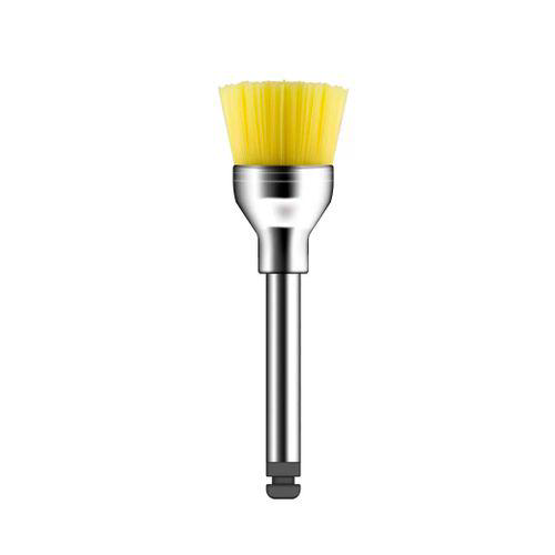 Escova Robinson Color Brush Ca Amarela Semisoft Taça Com 3 American Burrs