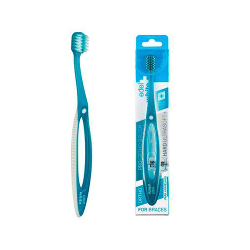 Escova Suíça Edelwhite Pro Ortho Brush Hard Ultrasoft+