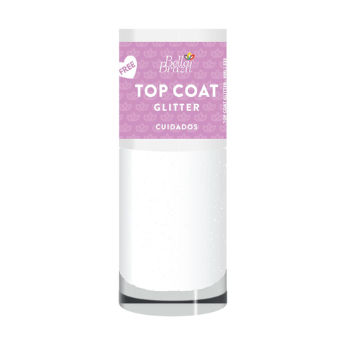 Imagem do produto Esmalte Bella Brazil Top Coat Glitter Cuidados 9Ml