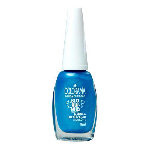 Esmalte Colorama Bloquinho Manda A Localização Cinctilante 8Ml