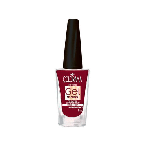 Esmalte Colorama Efeito Gel Na Duvida Vinho 8Ml