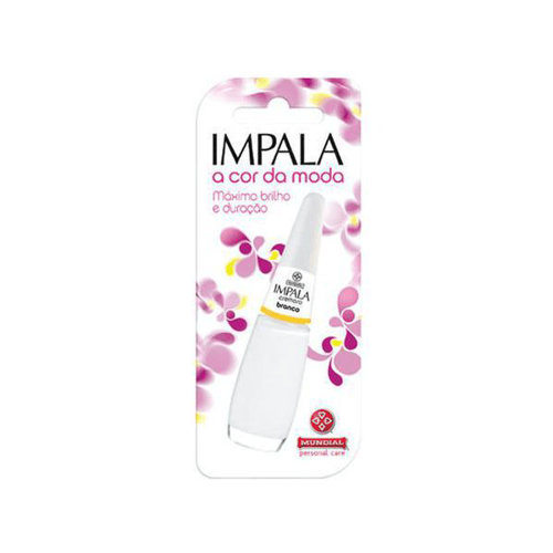 Esmalte Cremoso Impala Branco Com 7,5Ml