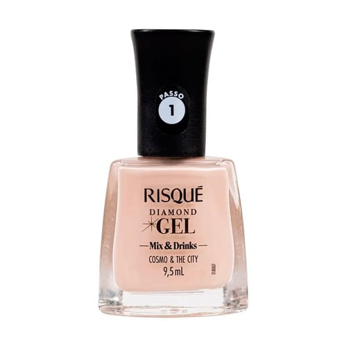 Esmalte Cremoso Risqué Diamond Gel Cosmo & The City Com 9,5Ml