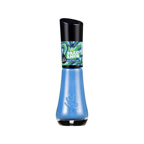 Imagem do produto Esmalte Cremoso Vult Paz E Amor 5 Free 8Ml Blue Festival 8Ml