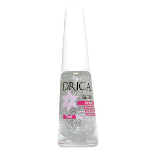 Esmalte Drica Silver Gliter 8Ml