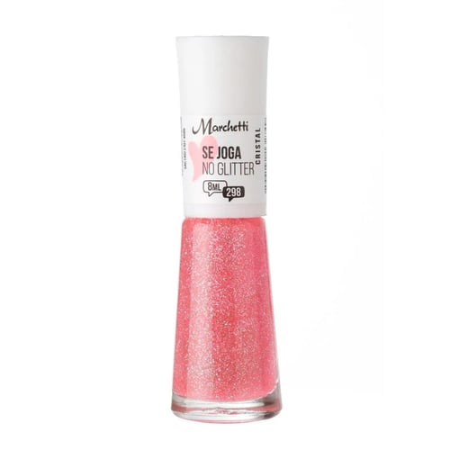 Esmalte Marchetti Coleção Gliterinada Se Joga No Glitter 298 Com 8Ml