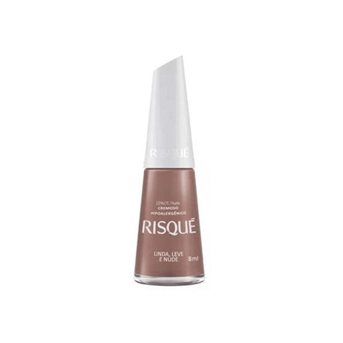 Esmalte Risque Cremoso Linda, Leve E Nude 8Ml