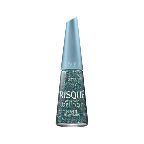 Esmalte Risque Livre Para Brilhar 8Ml De Paete Na Avenida