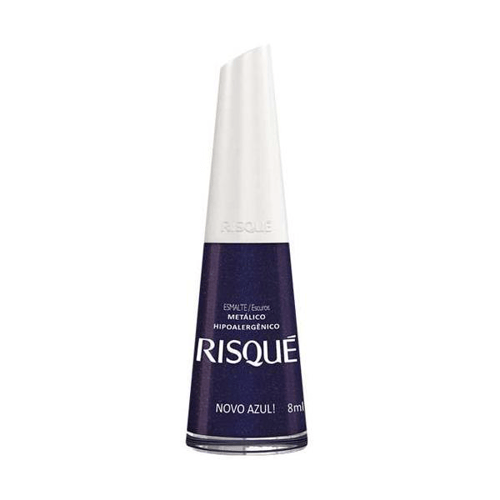 Imagem do produto Esmalte - Risqué Metálico Novo Azul 8Ml