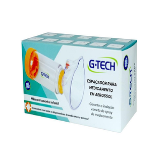 Imagem do produto Espaçador Para Medicamento Aerossol Com Máscara Infantil Gtech Clear