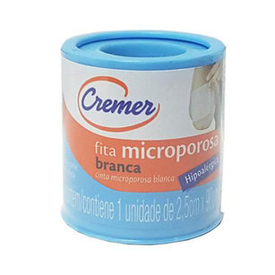 Fita Microporosa Branca 2,5cm x 0,9m