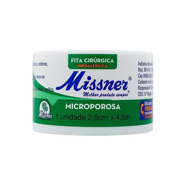 Esparadrapo Missner - Microporosa 2,5Cm X 4,5M