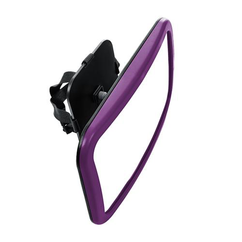 Espelho Retrovisor Grande Para Banco Traseiro Kababy Roxo