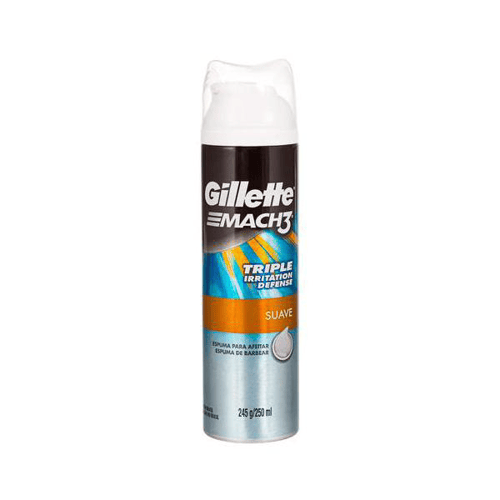 Espuma De Barba Gillette Mach3 Com 250Ml