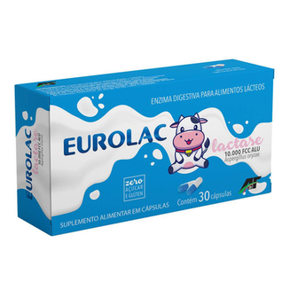 Eurolac Lactase 10000 Fcc Alu Com 30 Cápsulas