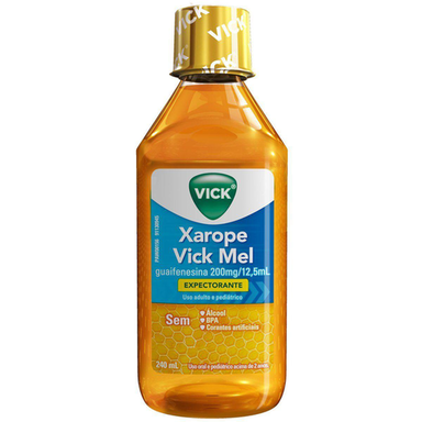 Imagem do produto Expectorante Xarope Vick Mel Com 240Ml 240Ml + Copo De Medida