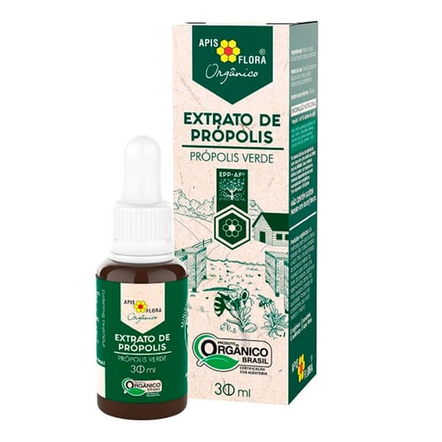 Extrato De Própolis Verde Apis Flora Orgnico 30Ml