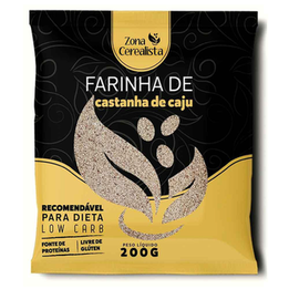 Imagem do produto Farinha De Castanha De Cajú Zona Cerealista 200G Zona Cerealista Online