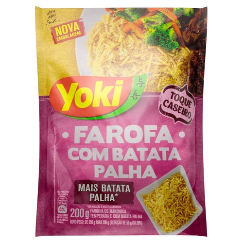 Farofa Yoki Com Batata Palha 200G