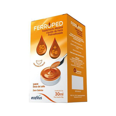 Imagem do produto Ferroped 30Ml Sabor Doce De Leite