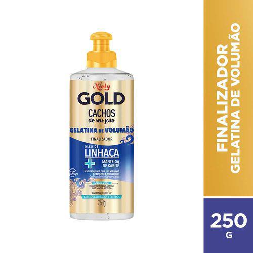 Imagem do produto Finalizador Niely Gold Cachos Do Seu Jeito Gelatina De Volumão 250G